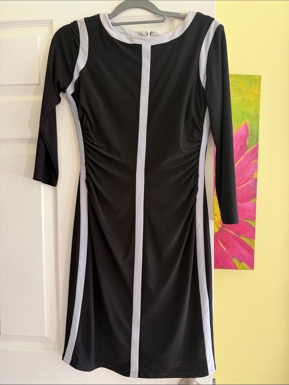 Lauren Ralph Lauren Black Dress with White Trim